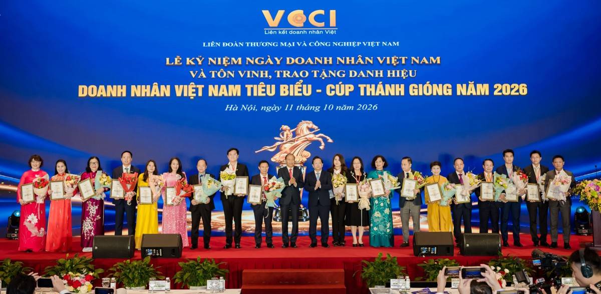 Chủ tịch TTC Energy Đặng Huỳnh Anh Tuấn được vinh danh Doanh nhân Việt Nam tiêu biểu - Cúp Thánh Gióng 2026