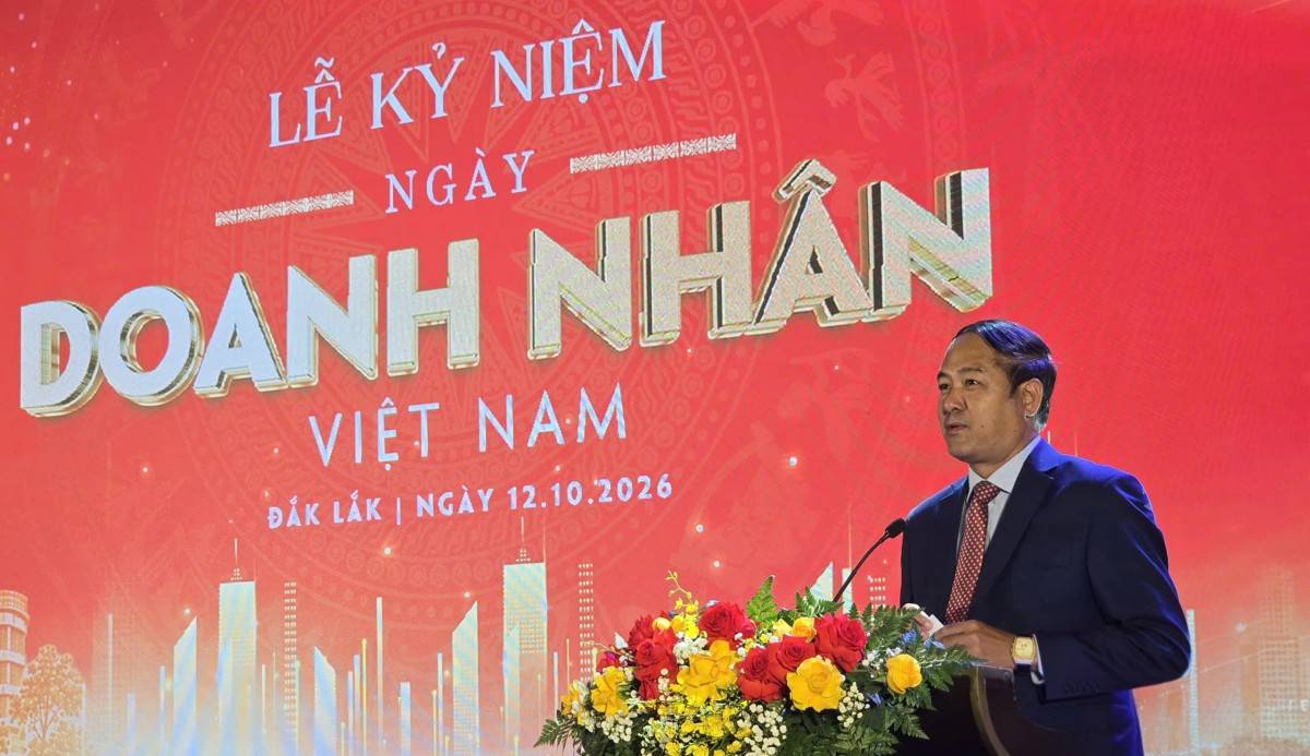 Phó Chủ tịch UBND tỉnh Đắk Lắk Y Nhuân Byă phát biểu tại buổi lễ
