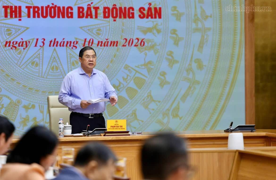 Phó Thủ tướng Thường trực Phạm Gia Túc yêu cầu siết đầu cơ, thổi giá bất động sản