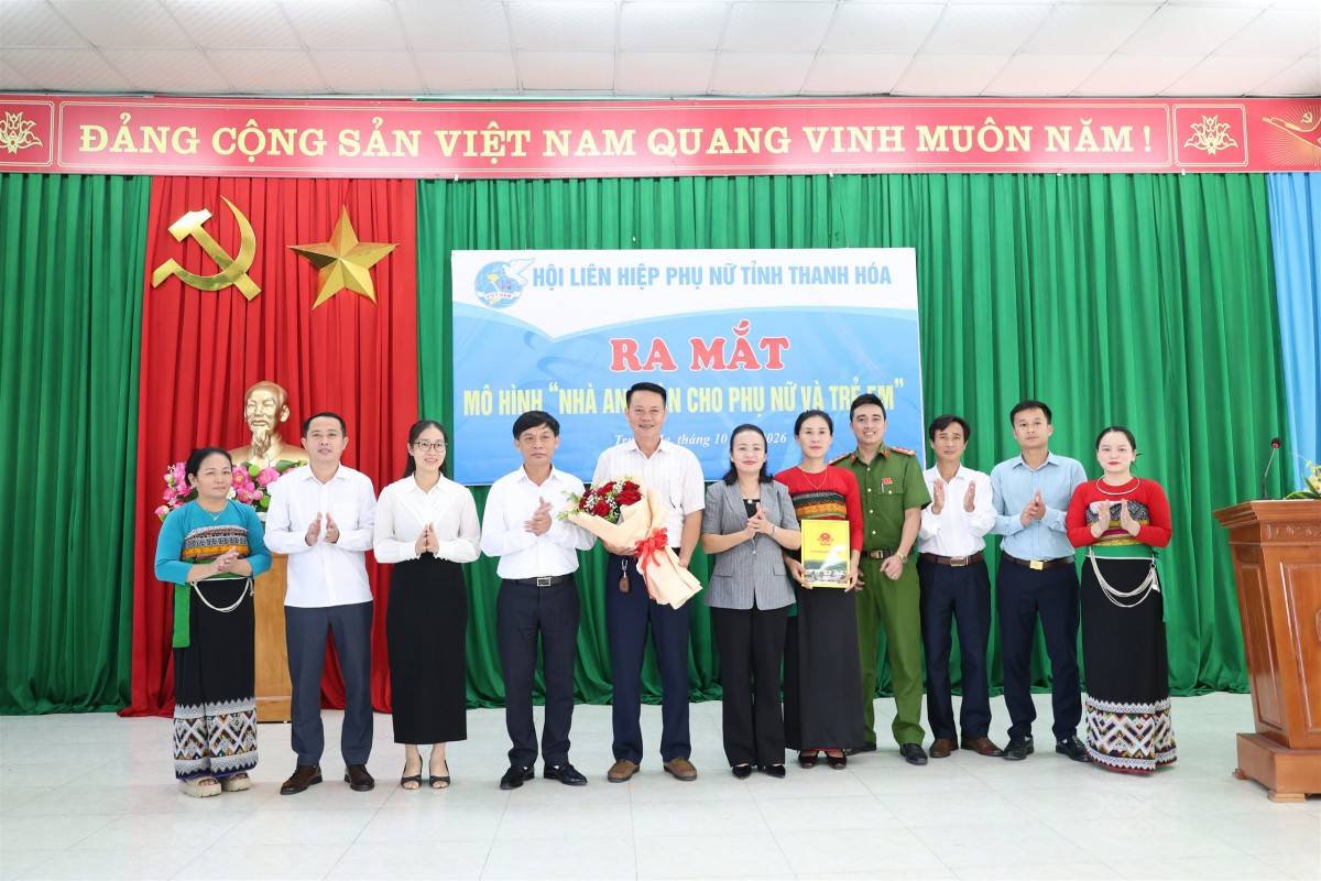 Thanh Hóa ra mắt mô hình nhà an toàn hỗ trợ phụ nữ, trẻ em bị bạo lực