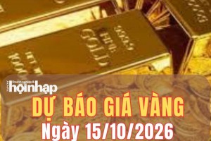 Dự báo giá vàng ngày mai 15/10/2026: Đà giảm chưa dừng?