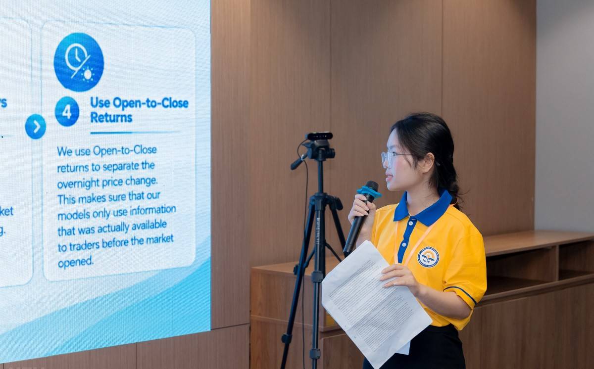 Sinh viên Đại học Kinh tế Huế giành giải thưởng tại hội thảo quốc tế