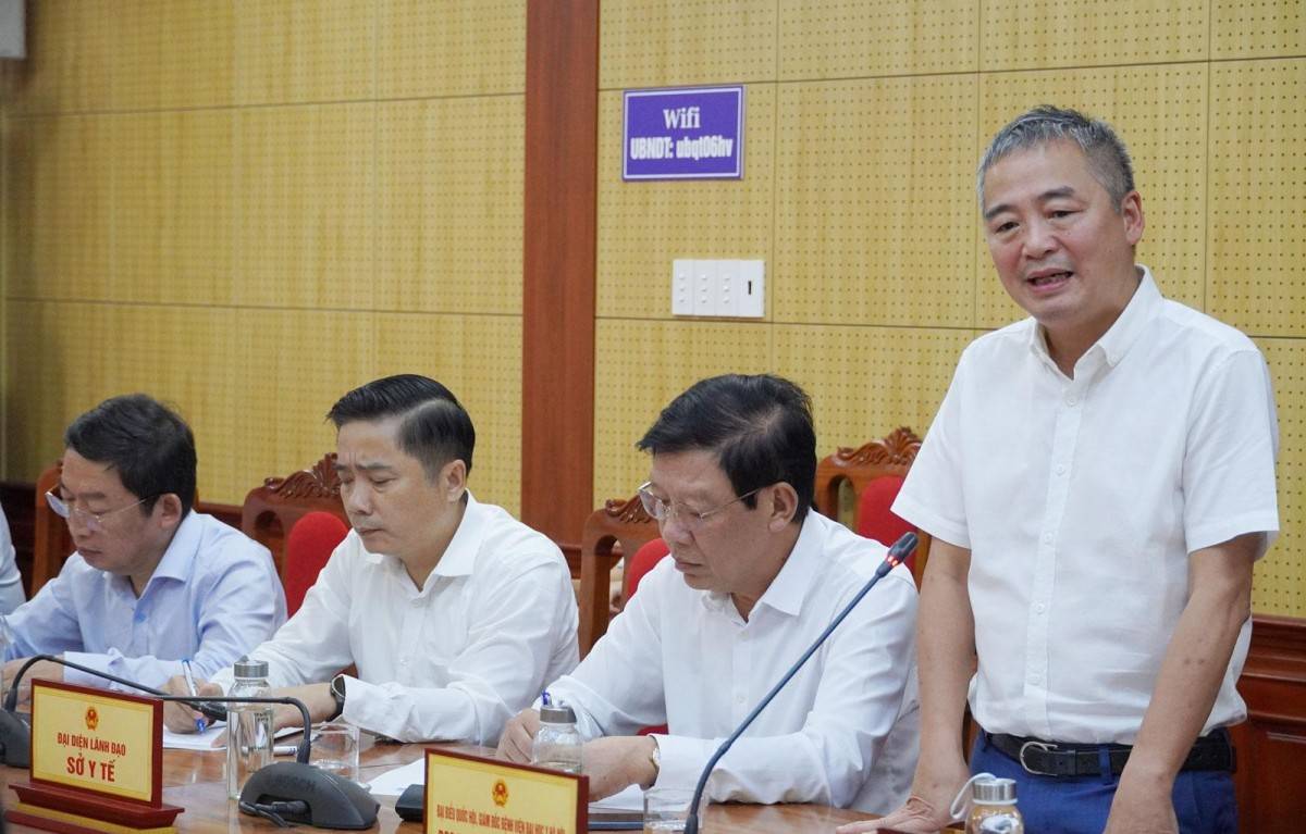 Quảng Trị tăng cường hợp tác chuyên môn, phát triển các lĩnh vực y tế