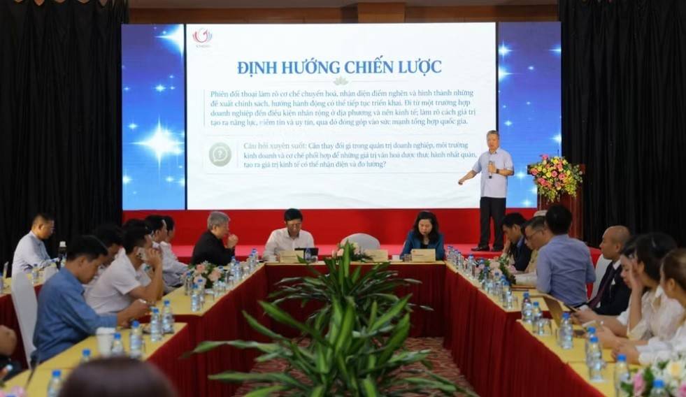 Quang cảnh buổi gặp gỡ báo chí diễn ra sáng 15/10 tại Hưng Yên - Ảnh: Ban tổ chức.