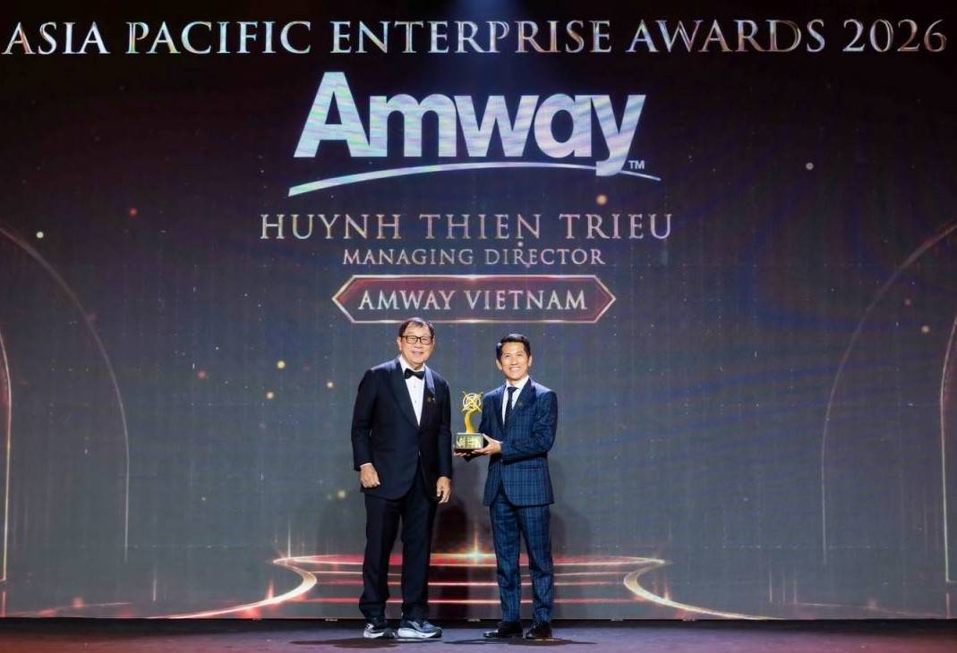 Tổng giám đốc Amway Việt Nam hai năm liên tiếp được vinh danh Doanh nhân xuất sắc châu Á