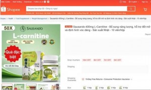 Cục An toàn thực phẩm yêu cầu Shopee gỡ Sausando Slimming capsule