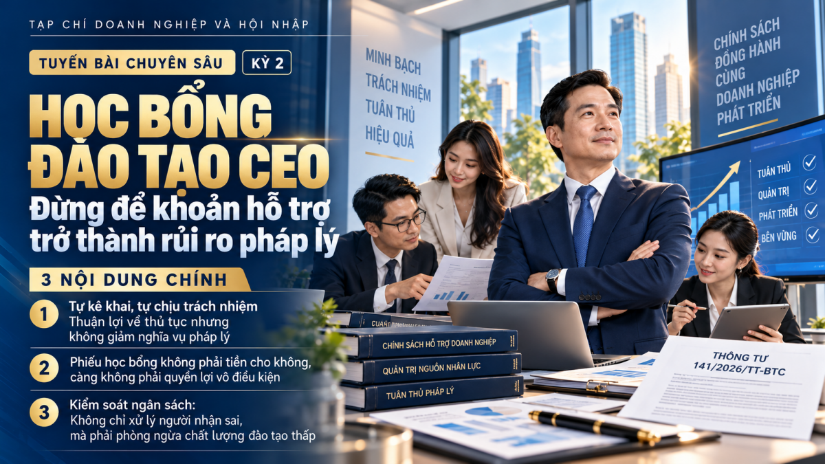 Thông tư số 141/2026/TT-BTC : Đào tạo 10.000 CEO, doanh nghiệp có thực sự mạnh lên?