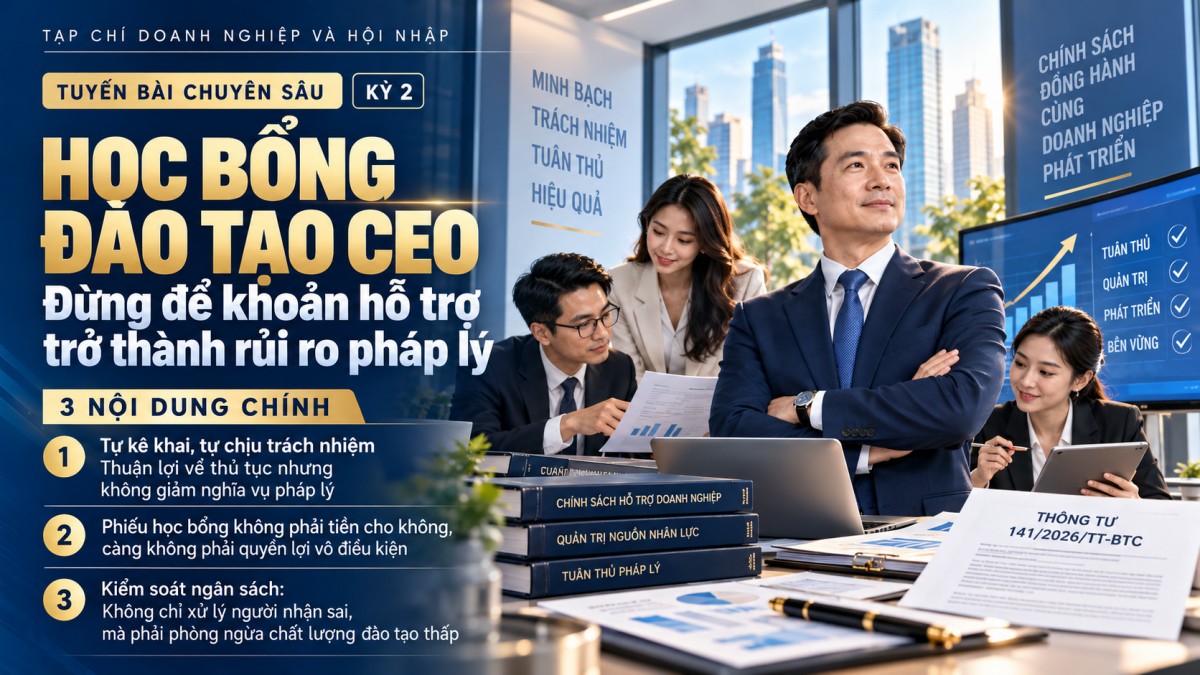 Thông tư số 141/2026/TT-BTC (kỳ 3): Đào tạo 10.000 CEO, doanh nghiệp có thực sự mạnh lên?
