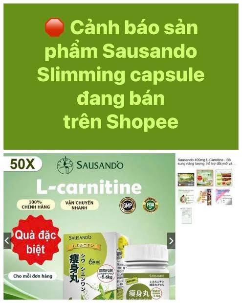 Bộ Y tế yêu cầu Shopee dừng bán sản phẩm giảm cân Sausando Slimming capsule