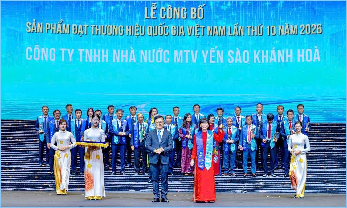Yến sào Khánh Hòa đạt Thương hiệu quốc gia 5 kỳ liên tiếp