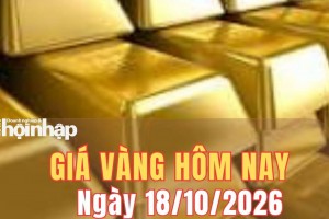 Giá vàng hôm nay 18/10/2026: Giá vàng trong nước đồng loạt giảm, triển vọng tuần tới khó đoán