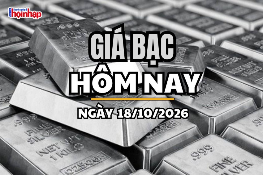 Giá bạc hôm nay 18/10/2026: Giá bạc đồng loạt giảm phiên cuối tuần