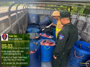 Phú Thọ phát hiện xe tải chở 250 kg xương, nội tạng không rõ nguồn gốc