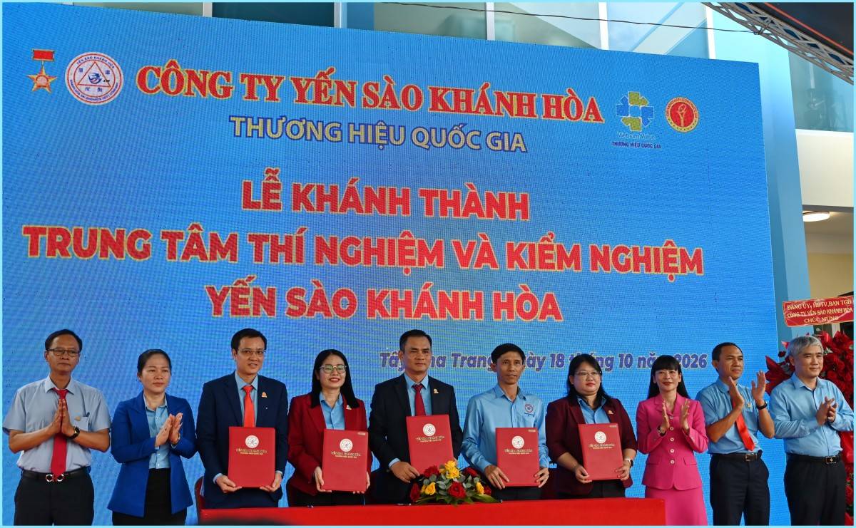 Yến sào Khánh Hòa đưa trung tâm thí nghiệm, kiểm nghiệm vào hoạt động