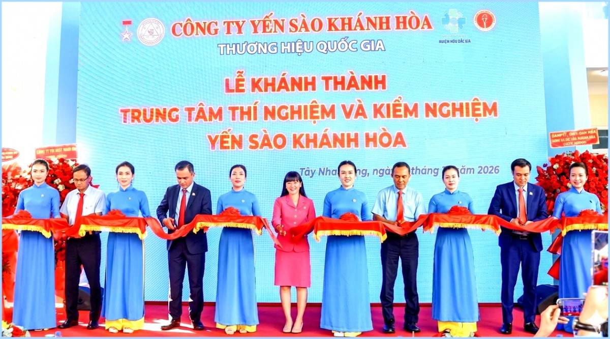 Yến sào Khánh Hòa đưa trung tâm thí nghiệm, kiểm nghiệm vào hoạt động