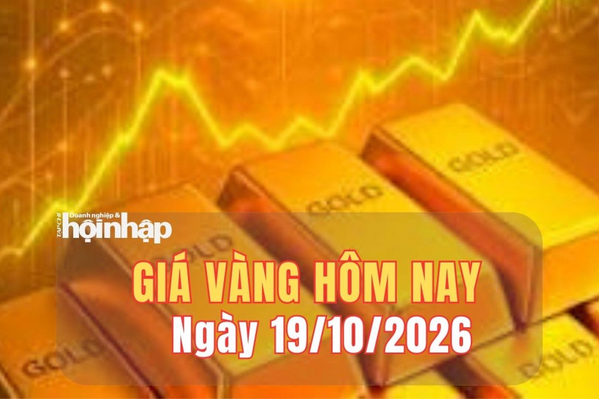 Giá vàng hôm nay 19/10/2026: Giá vàng SJC, vàng nhẫn nhích tăng