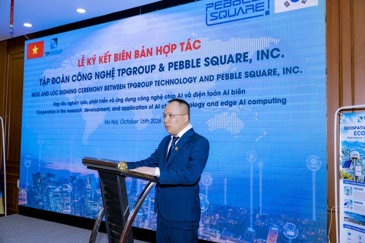 Hội viên Hiệp hội doanh nghiệp nhỏ và vừa Việt Nam, Chủ tịch HĐQT Tập đoàn Công nghệ TPGroup, chuyên gia Lại Thiên Phong nhấn mạnh định hướng làm chủ công nghệ lõi hội nhập thị trường quốc tế. 