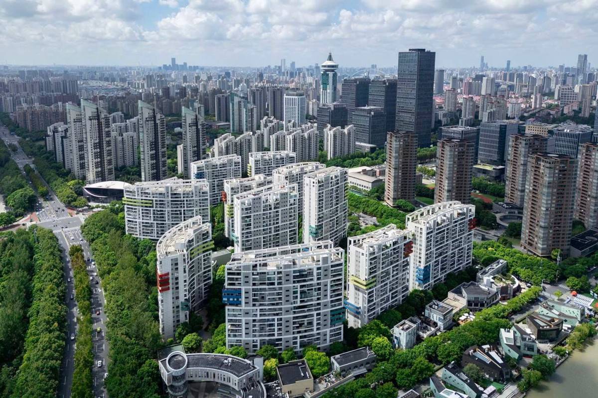 Một dự án tái thiết đô thị của Thượng Hải, tập trung nâng cấp hạ tầng, cải thiện điều kiện sống và không gian công cộng. Ảnh: VCG