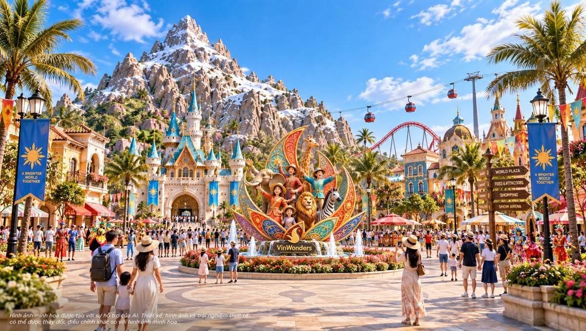 VinWonders Cần Giờ với 280 trò chơi và 30 show diễn mỗi ngày bổ sung những lựa chọn vui chơi và trải nghiệm lễ hội cho gia đình trong cùng không gian đô thị.