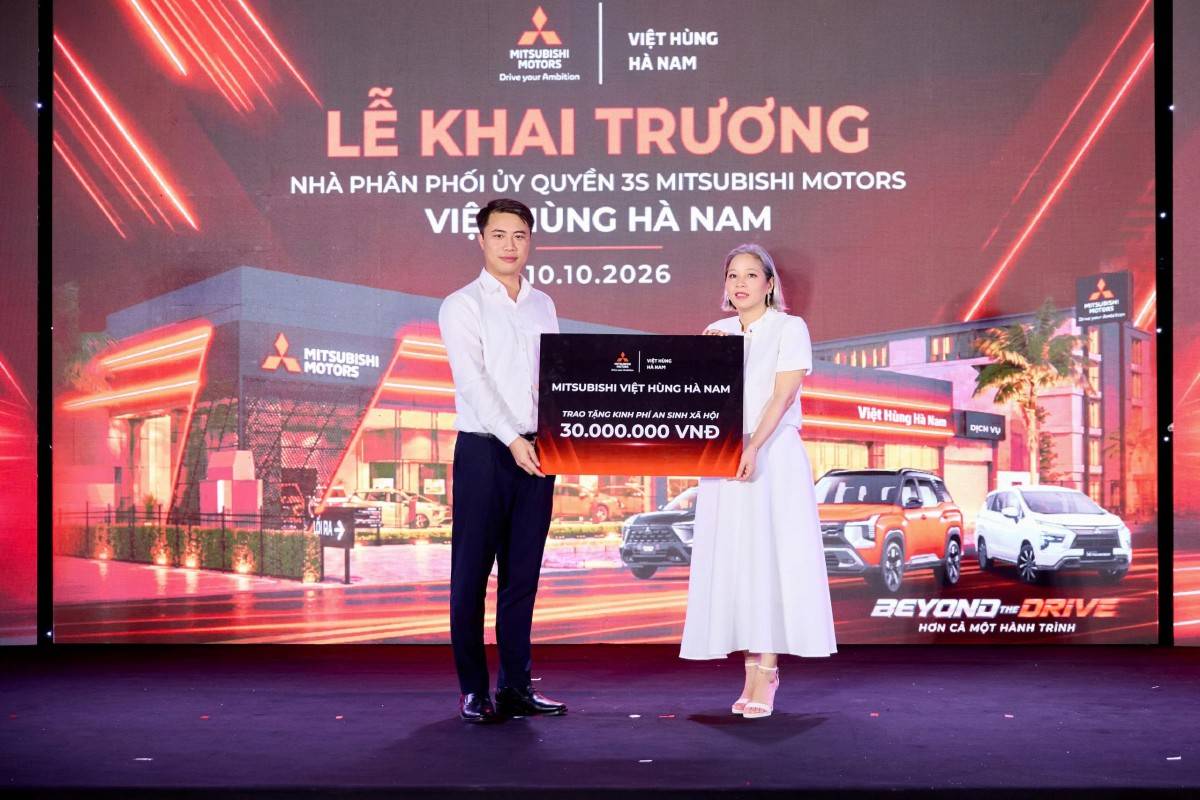 Mitsubishi Việt Hùng Hà Nam khai trương nhà phân phối ủy quyền 3S