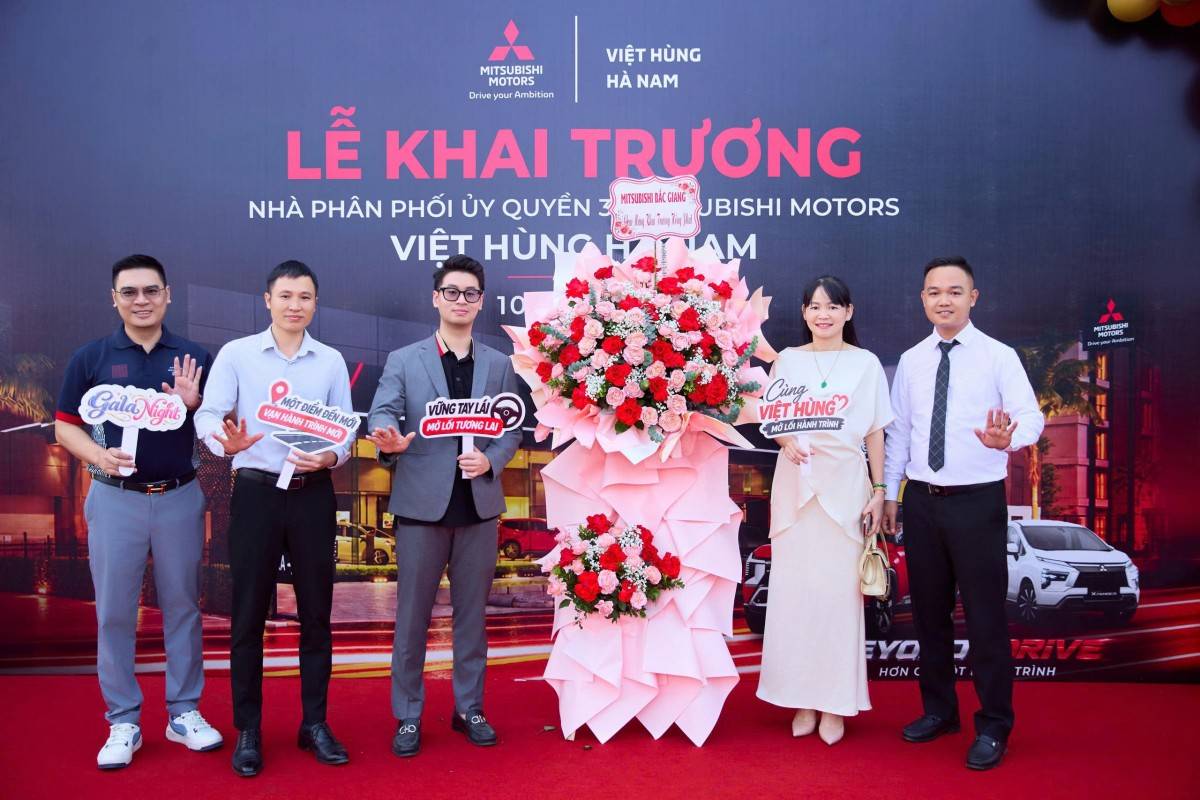 Mitsubishi Việt Hùng Hà Nam khai trương nhà phân phối ủy quyền 3S