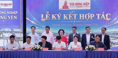 Thanh Hóa khởi công Cụm công nghiệp Quảng Yên quy mô gần 60 ha