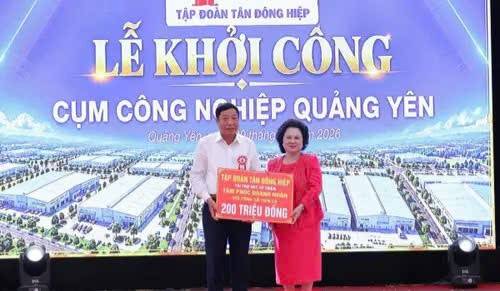 Thanh Hóa khởi công Cụm công nghiệp Quảng Yên quy mô gần 60 ha