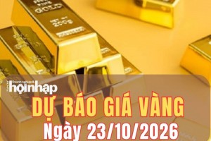 Dự báo giá vàng ngày mai 23/10/2026: Đà giảm thế giới gây sức ép?