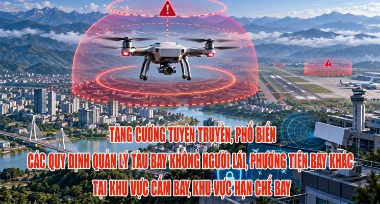 Lào Cai tăng cường quản lý UAV, bảo đảm an toàn vùng trời