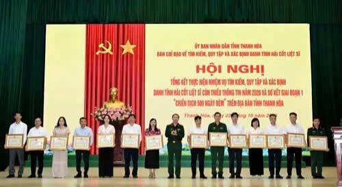 Thanh Hóa hoàn thành lấy mẫu hài cốt liệt sĩ tại 25 nghĩa trang, vượt tiến độ 6 tháng