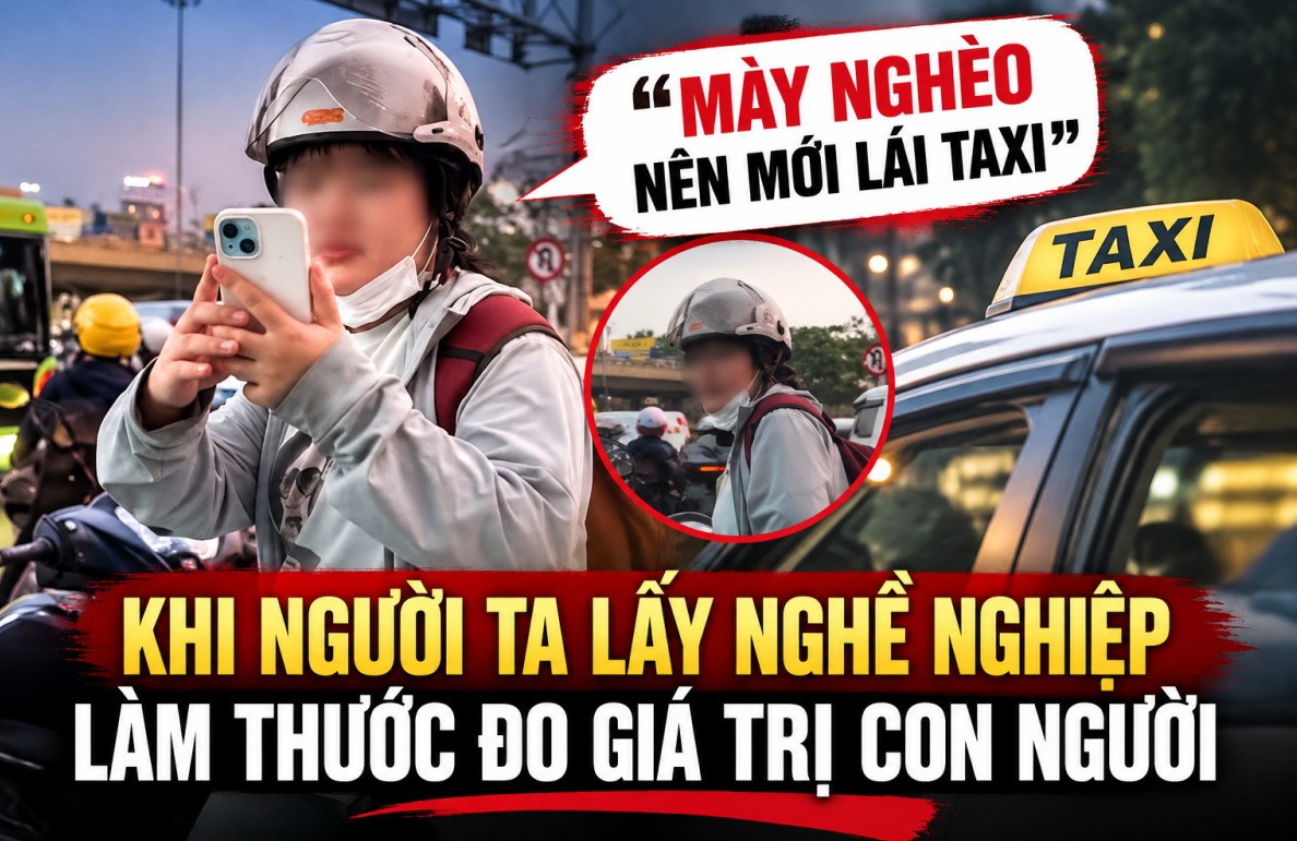 Đừng lấy nghề nghiệp làm thước đo giá trị con người