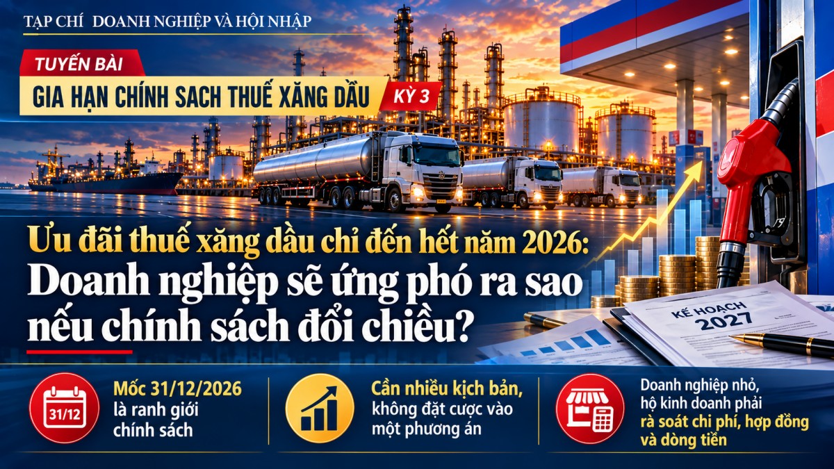 Nghị quyết 43/2026/NQ-CP: Ưu đãi thuế xăng dầu chỉ đến hết năm 2026, doanh nghiệp sẽ ứng phó ra sao nếu chính sách đổi chiều?