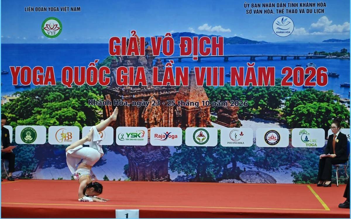 Khánh Hòa khai mạc Giải vô địch Yoga quốc gia lần thứ VIII năm 2026