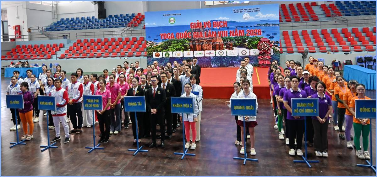 Khánh Hòa khai mạc Giải vô địch Yoga quốc gia lần thứ VIII năm 2026