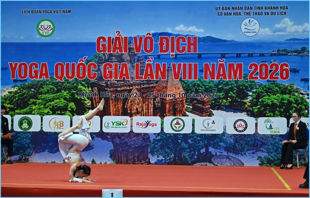 Khánh Hòa khai mạc Giải vô địch Yoga quốc gia lần thứ VIII năm 2026