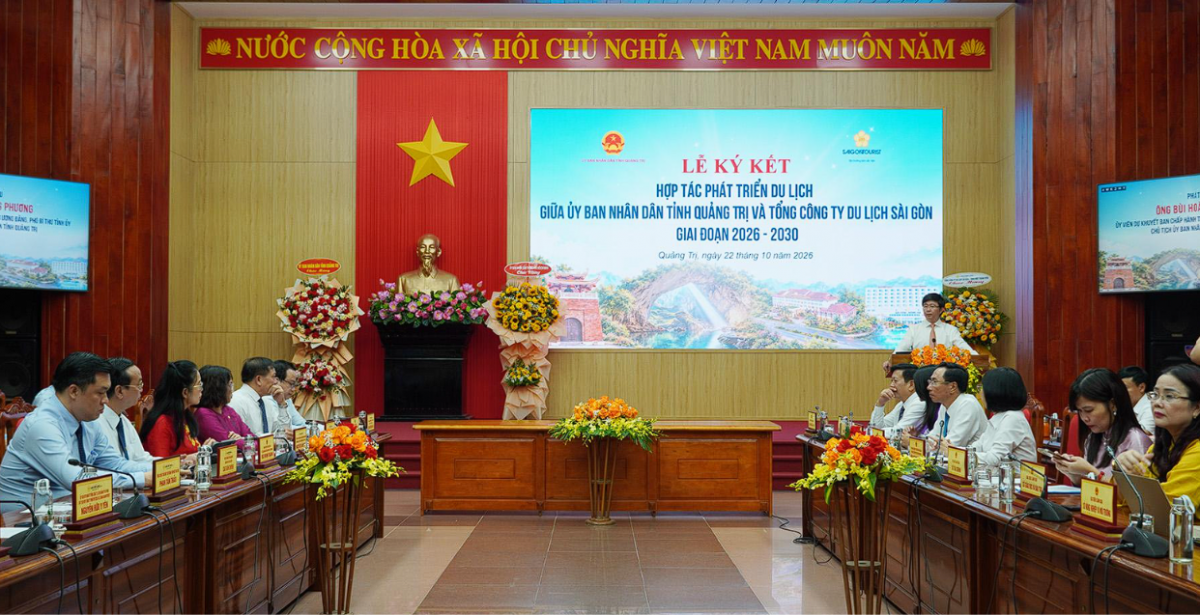 Quảng Trị và Saigontourist Group hợp tác phát triển sản phẩm, mở rộng thị trường du lịch