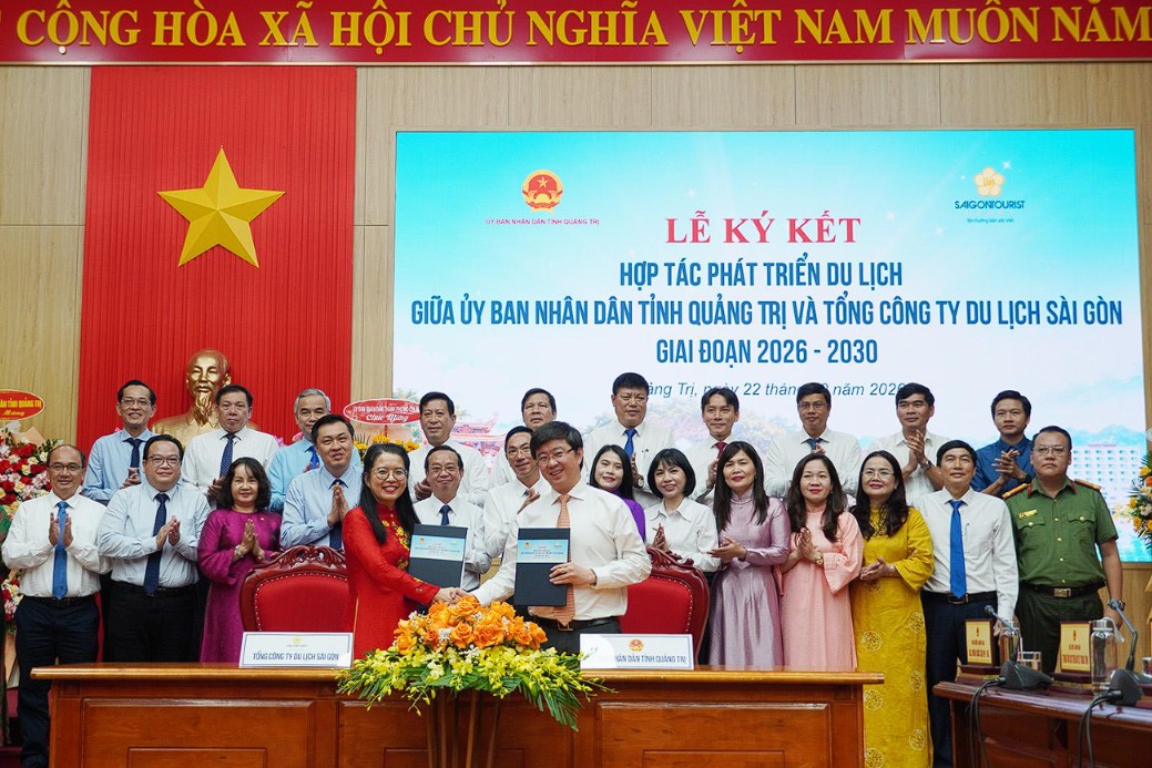 Quảng Trị và Saigontourist Group hợp tác phát triển sản phẩm, mở rộng thị trường du lịch