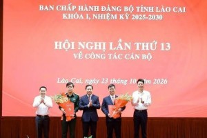 Lào Cai kiện toàn nhân sự lãnh đạo Ban Tuyên giáo và Ủy ban Kiểm tra Tỉnh ủy