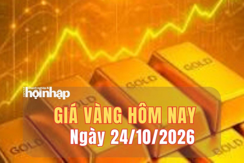 Giá vàng hôm nay 24/10/2026: Vàng SJC giảm, thế giới thủng mốc 4.000 USD