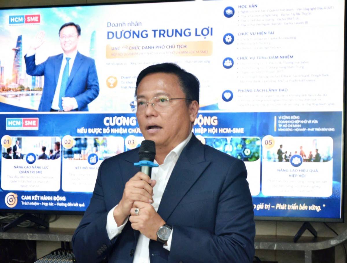 ông Dương Trung Lợi, hiện là Ủy viên Ban Chấp hành, được bầu giữ chức vụ Phó Chủ tịch Hiệp hội