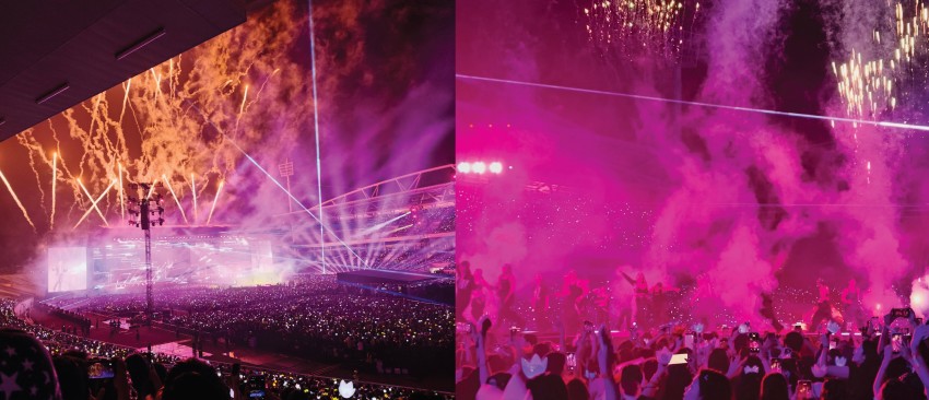 Mỹ Đình đẹp nghẹt thở trong đêm cuối BIGBANG: Pháo hoa rợp trời, “yellow ocean” sáng rực