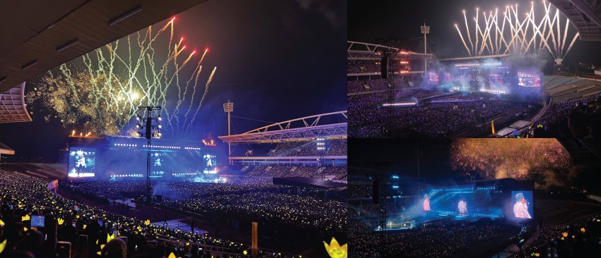 Mỹ Đình đẹp nghẹt thở trong đêm cuối BIGBANG: Pháo hoa rợp trời, “yellow ocean” sáng rực