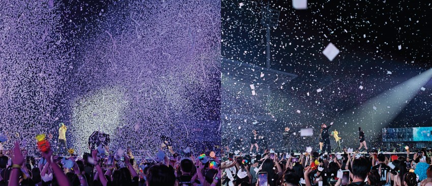 Mỹ Đình đẹp nghẹt thở trong đêm cuối BIGBANG: Pháo hoa rợp trời, “yellow ocean” sáng rực