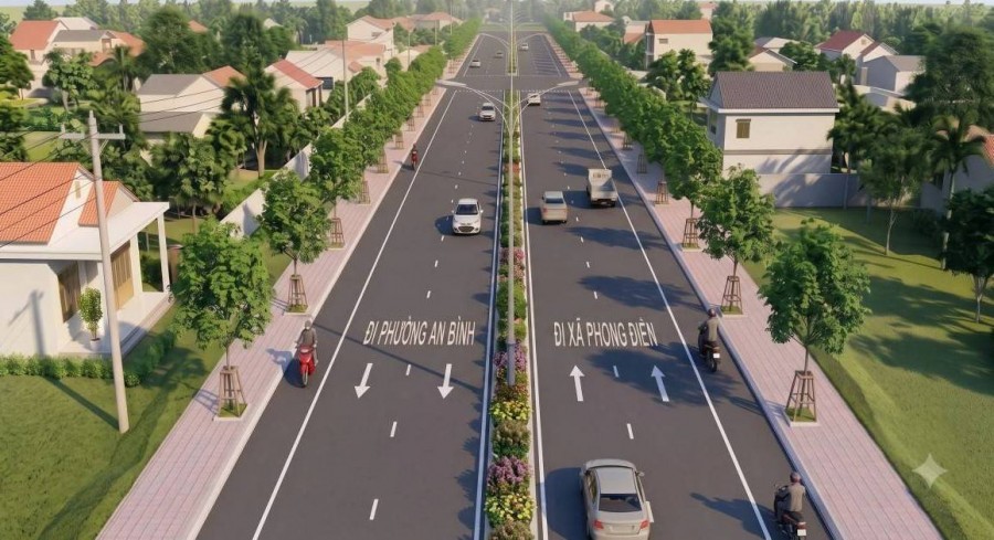 Khởi công dự án gần 1.600 tỷ đồng nâng cấp đường Nguyễn Văn Cừ ở Cần Thơ