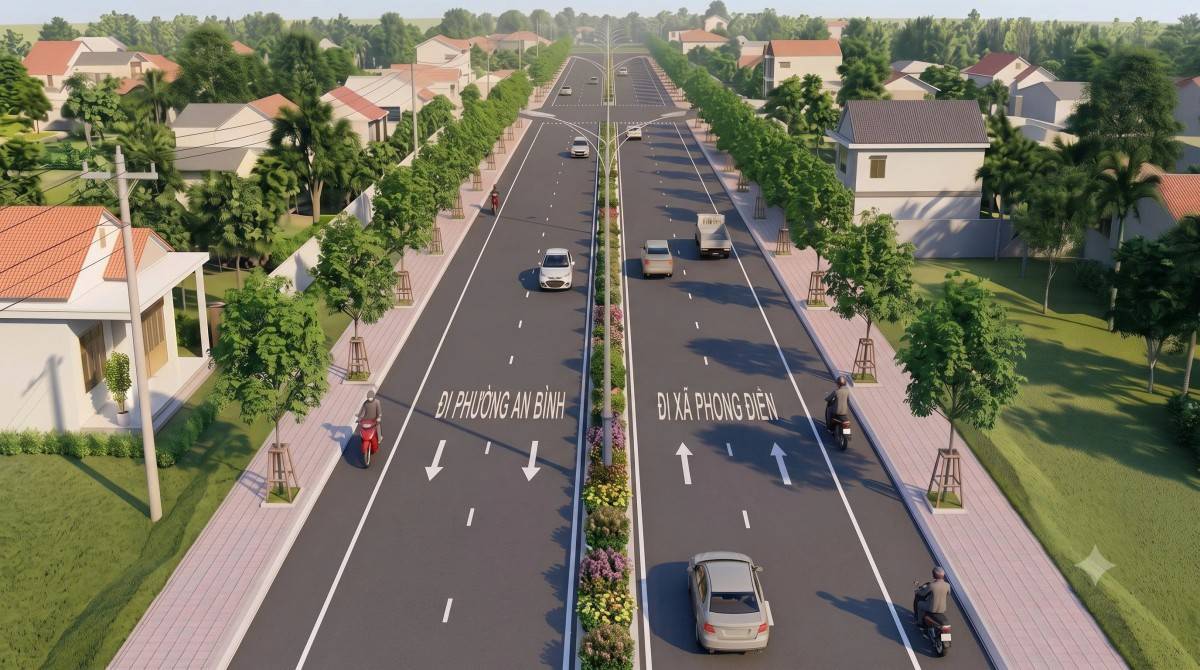 Khởi công dự án gần 1.600 tỷ đồng nâng cấp đường Nguyễn Văn Cừ ở Cần Thơ