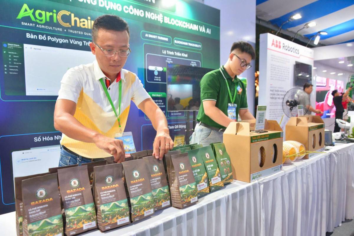 Khu sản phẩm xanh giới thiệu những mô hình sản xuất, kinh doanh theo hướng kinh tế tuần hoàn, quản trị bền vững (ESG),