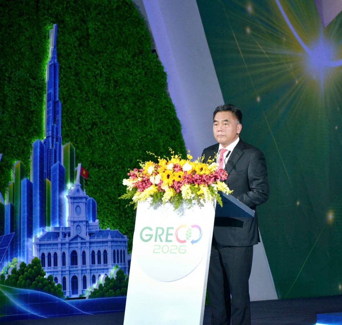 Phó Chủ tịch Thường trực UBND TP. Hồ Chí Minh Nguyễn Lộc Hà phát biểu tại lễ khai mạc
