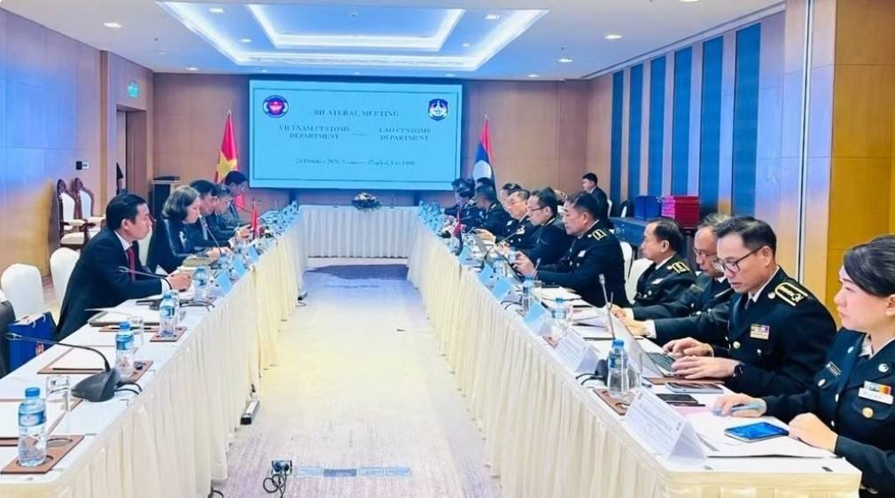 Quang cảnh Hội nghị Tổng cục trưởng Hải quan Việt Nam-Lào năm 2026 - Ảnh: https://nhandan.vn