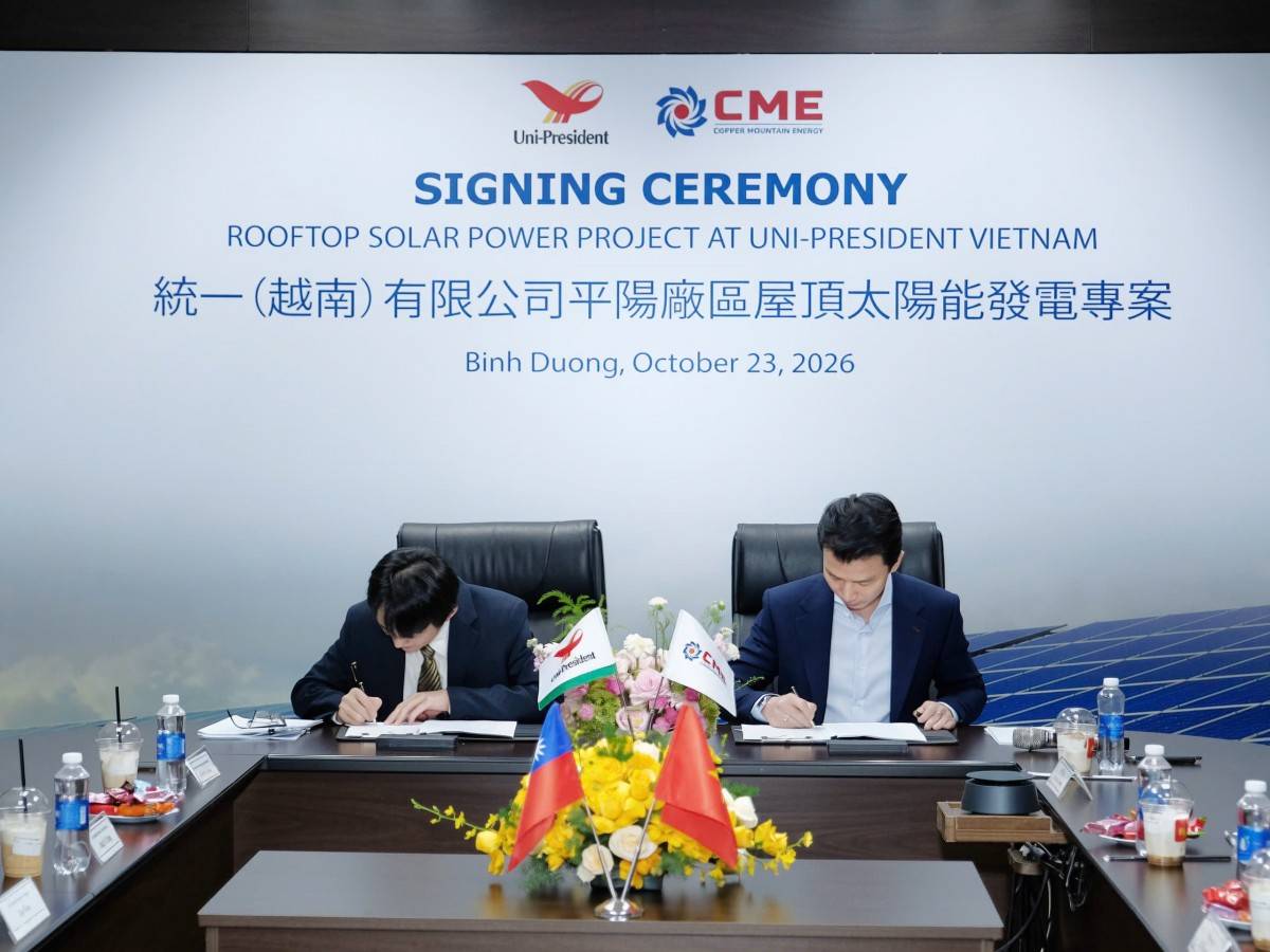 Lãnh đạo Uni-President Việt Nam và CME Solar tại ký kết hợp tác.jpg