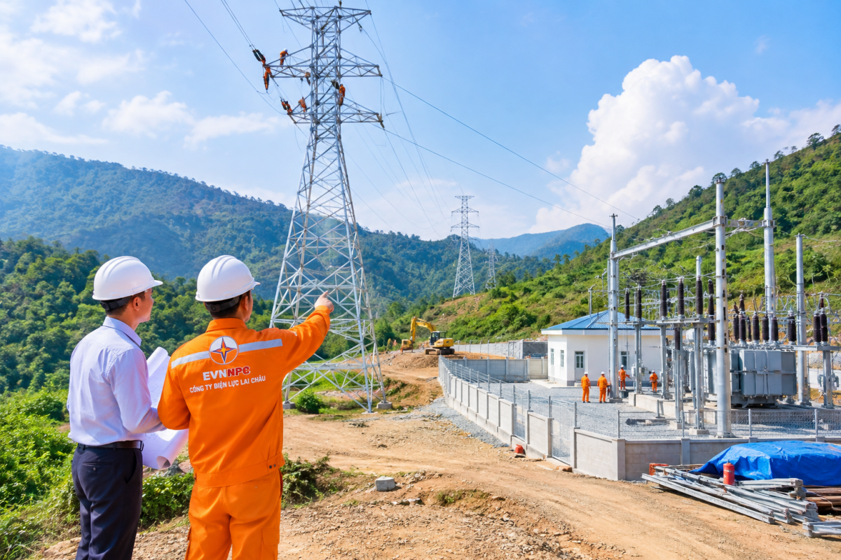 Lai Châu đẩy nhanh tiến độ Dự án Đường dây và Trạm biến áp 110kV Mường Tè